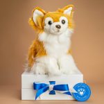 Longhaired Chihuahua Soft Toy Gift Chihuahua Gift Send a Cuddly