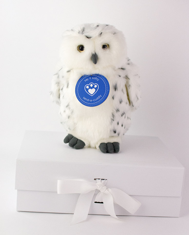 snowy owl soft toy