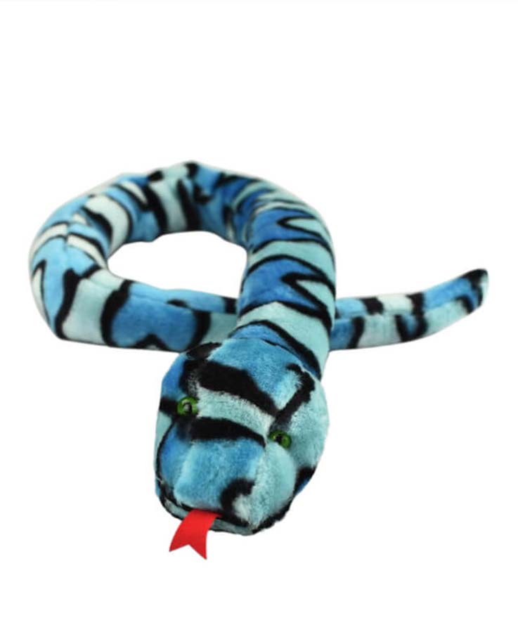 Slippery Blue and White Snake Soft Toy | Snake Gift Ideas