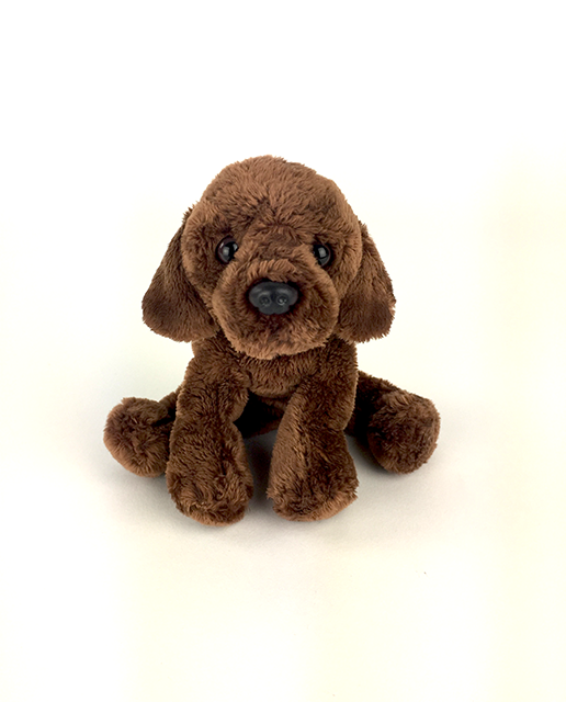 chocolate labrador cuddly toy