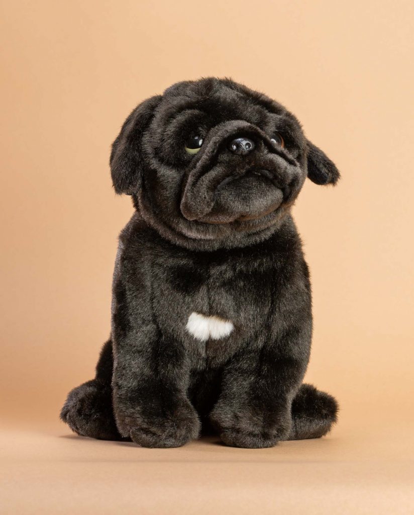 Black Pug Soft Toy Gift | Black Pug Gift & Present idea | Send a Cuddly