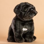 Stuffed black clearance pug