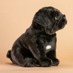 Black Pug Soft Toy Gift Black Pug Gift Present idea Send a Cuddly