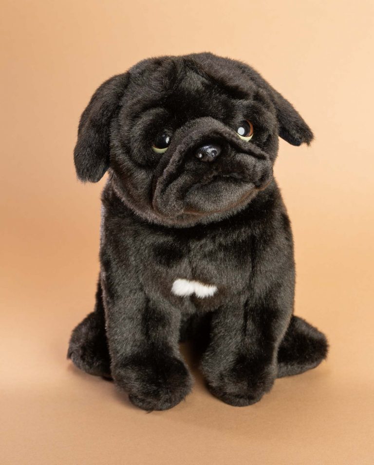 Black Pug Soft Toy Gift | Black Pug Gift & Present idea | Send a Cuddly