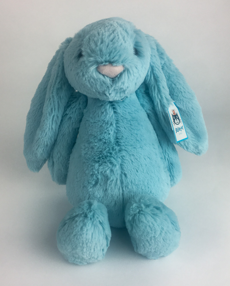 Jellycat Bunny T Delivery Bashful Aqua Bunny From Send A Cuddly 2795