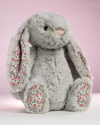 Jellycat Blossom Silver Bunny - Send a Cuddly