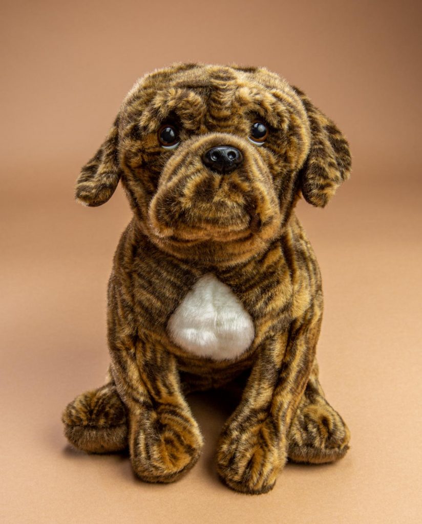 Brindle mastiff shop stuffed animal