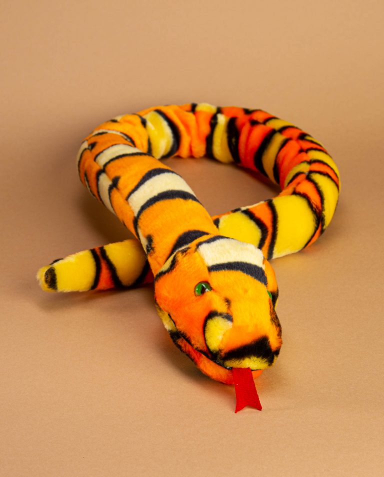 Slinky Yellow and Orange Snake Soft Toy | Snake Gift Idea