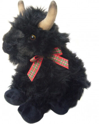 Black Highland Cow soft toy- Send a Cuddly