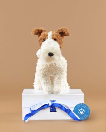 Hector Fox Terrier by Jellycat soft toy dog - send a cuddly