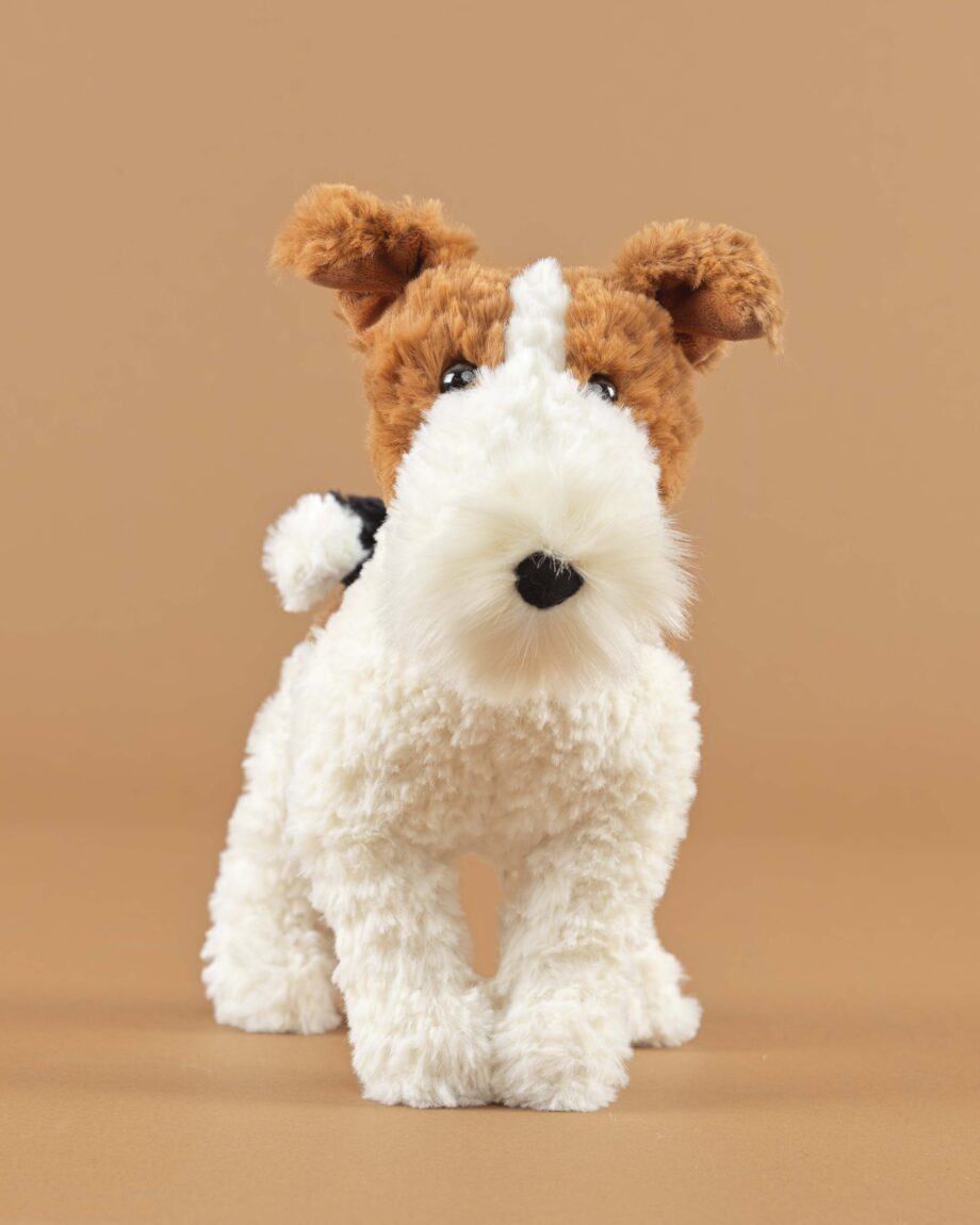 Hector Fox Terrier by Jellycat soft toy dog - send a cuddly