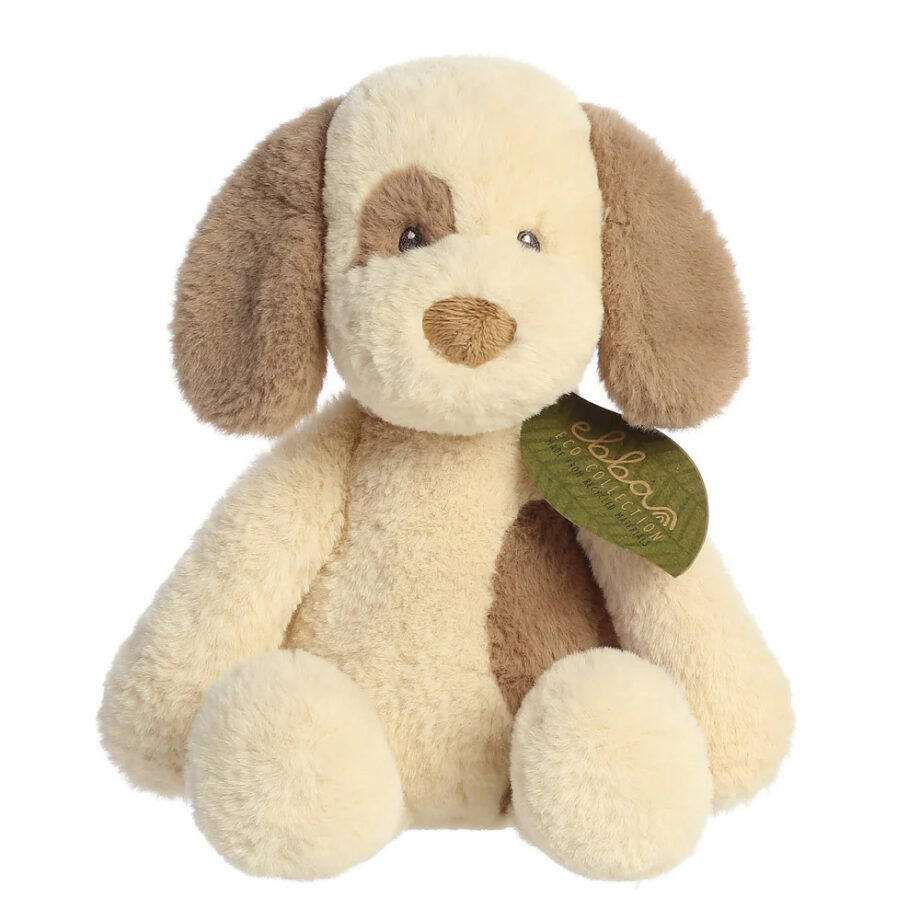 Dog cuddly eco teddy baby soft toy - send a cuddly