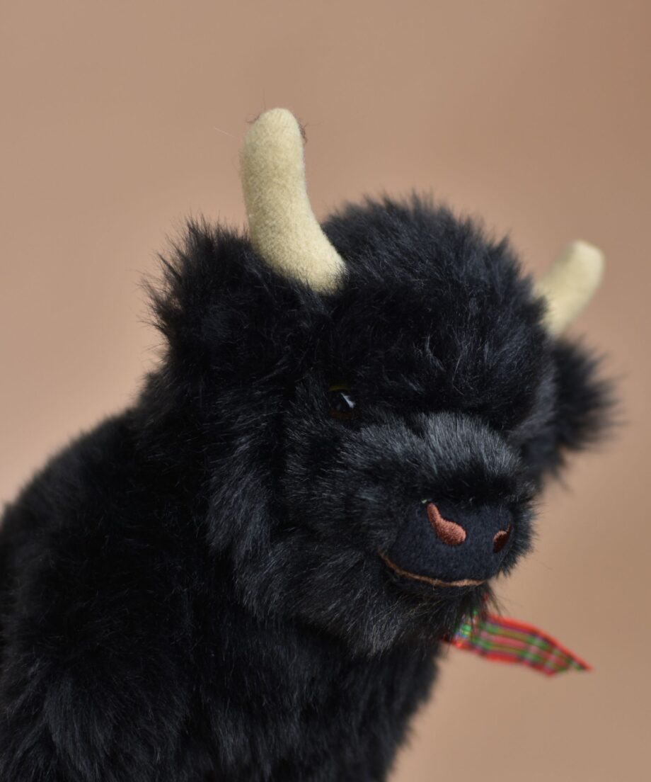 Black Highland Cow soft toy - Send a Cuddly