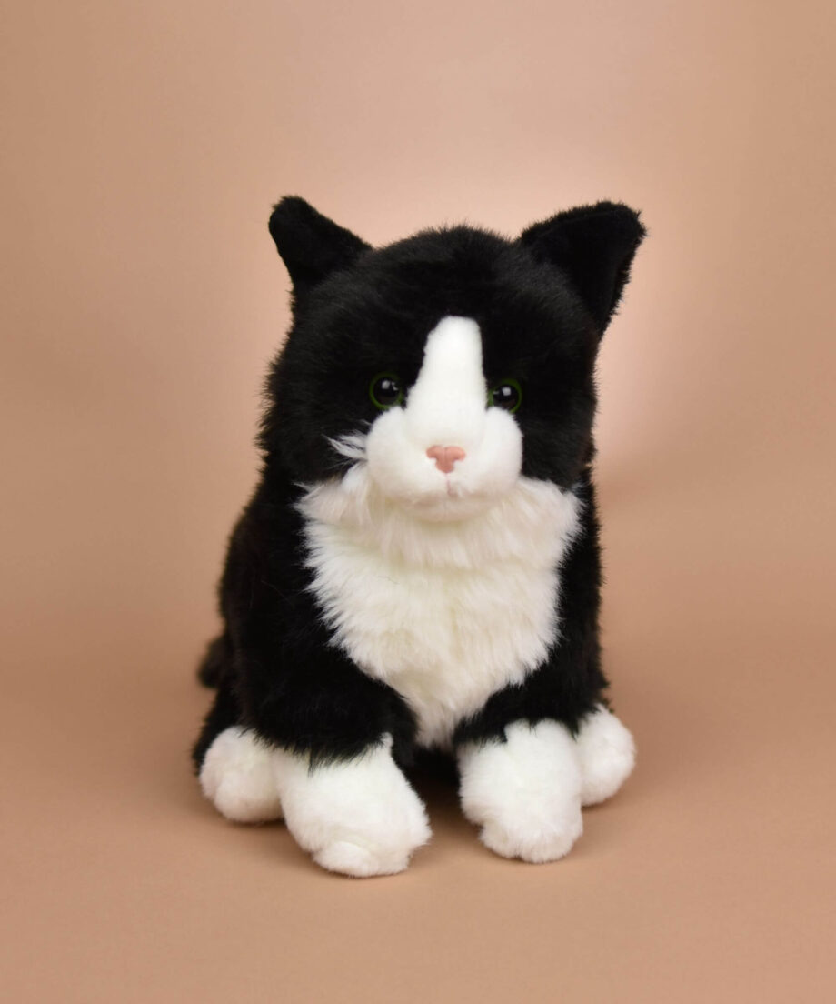 Black and White Cat soft toy - Send a Cuddly