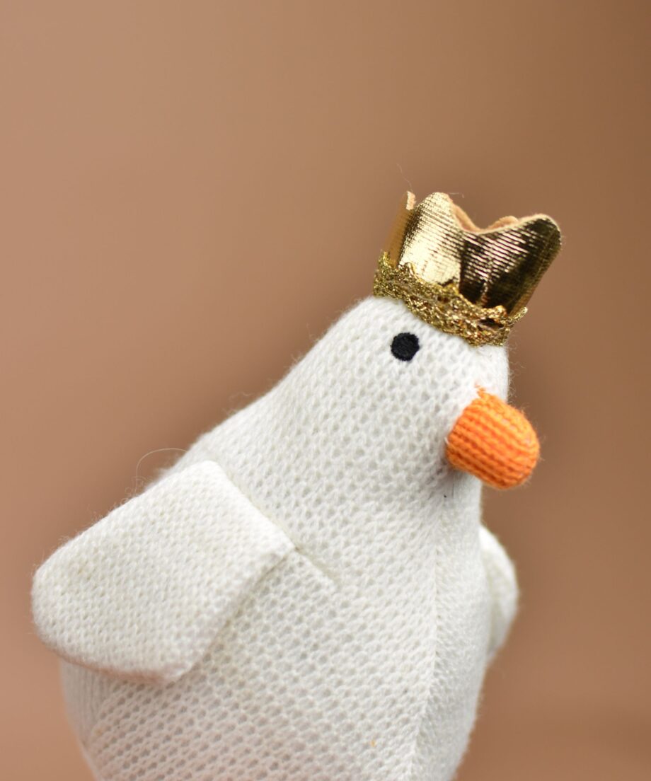 Knitted Chicken Rattle