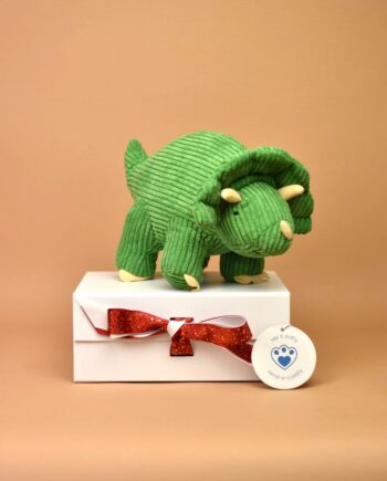 Green Cordy Triceratops - Send a Cuddly