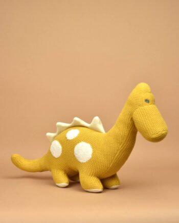 Knitted Organic Cotton Diplo in mustard yellow